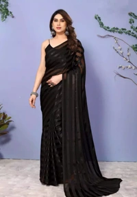 Festive Wear Satin Saree