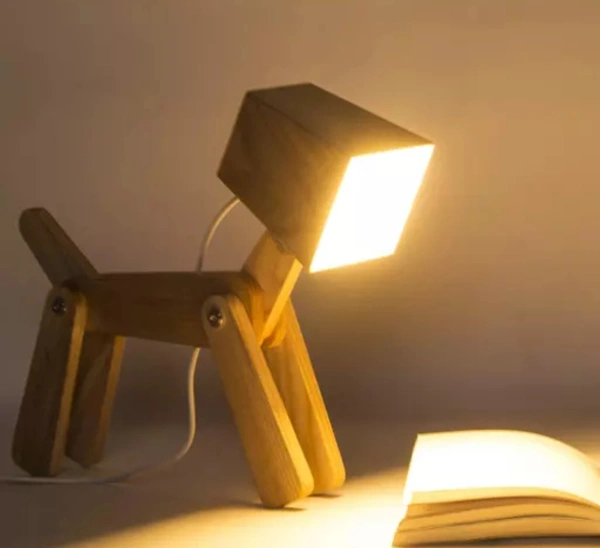 Cute Bedside Alarm Clock ⏰ Cute Dog Lamp for Kids Bedside Bedroom
