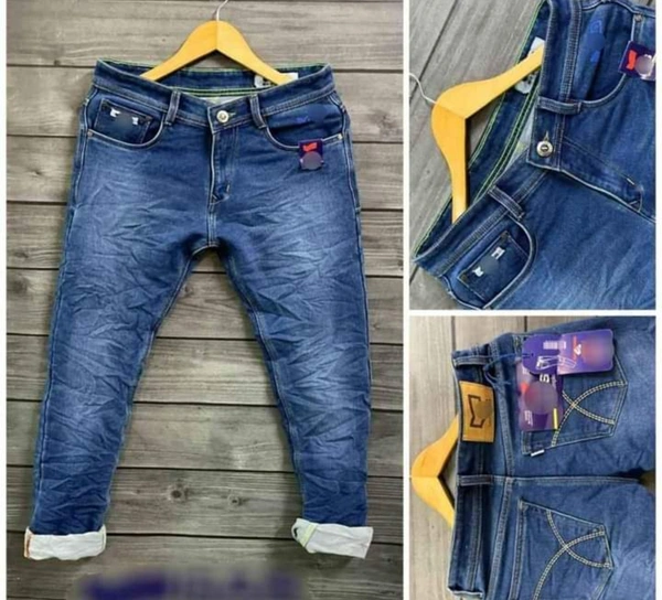 Comfort Fit Jeans For Men Comfort Fit Blue Jeans For Men - Congress Blue, 34