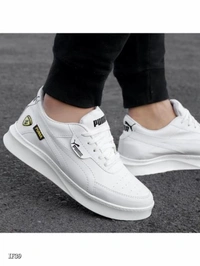 PUMA Sneakers White Shoes 👟 Mens Sports Shoes (Only White Shoes Available) - White, 8