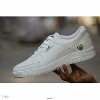PUMA Sneakers White Shoes 👟 Mens Sports Shoes (Only White Shoes Available) - White, 8