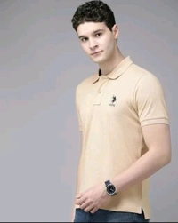 Men Polo Cotton Blend Tshirt - Sorrell Brown, L