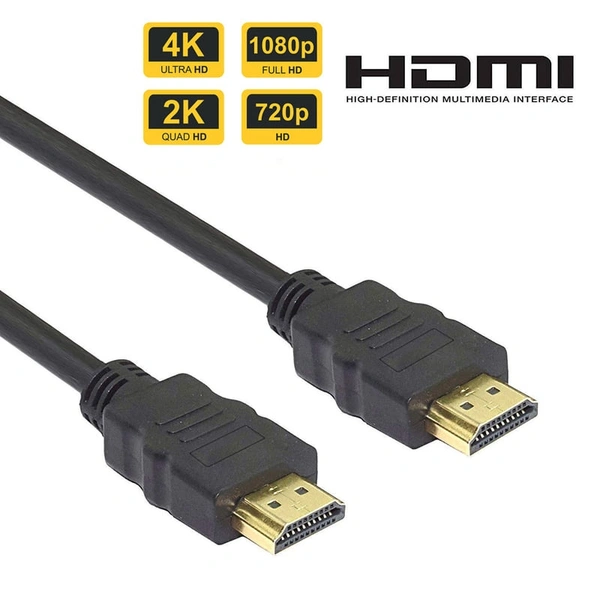 4K HDMI CABLE  - Black, Free