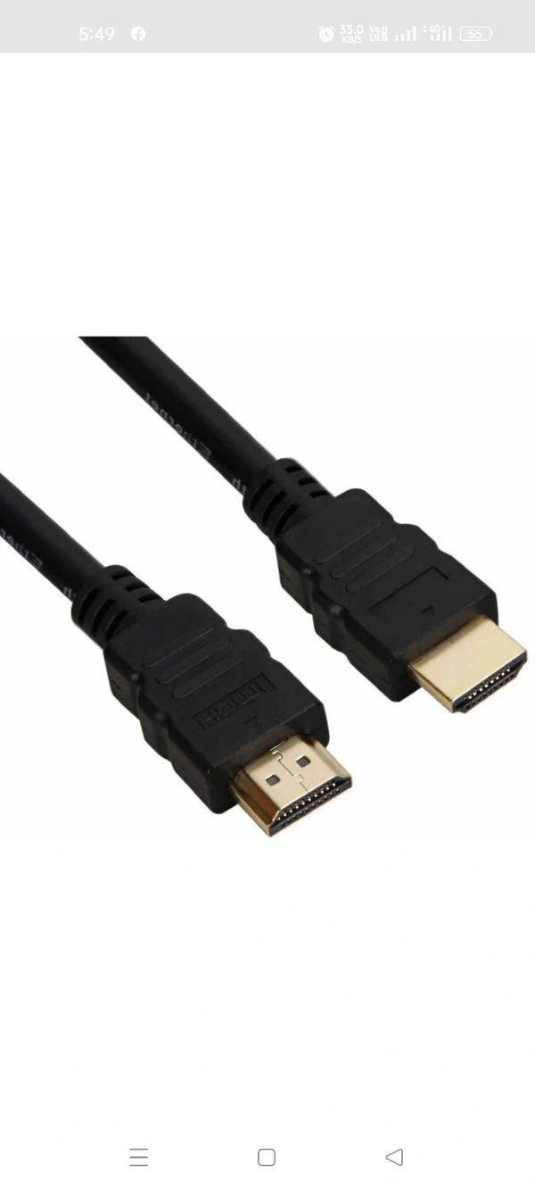 4K HDMI CABLE  - Black, Free