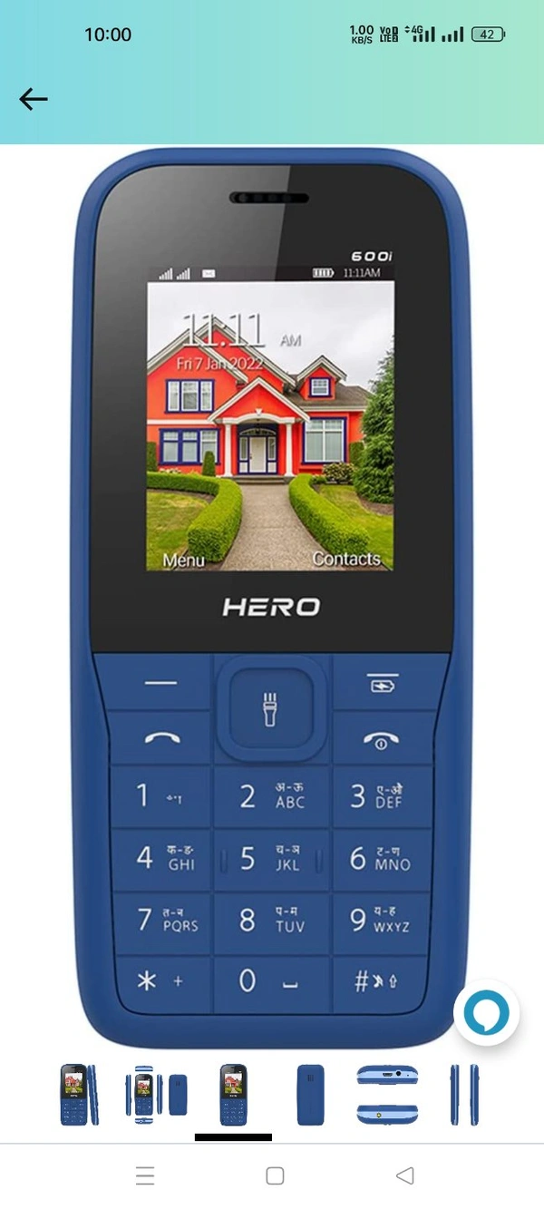 HERO 600i Mobile With ( 1year Warranty ) - Free
