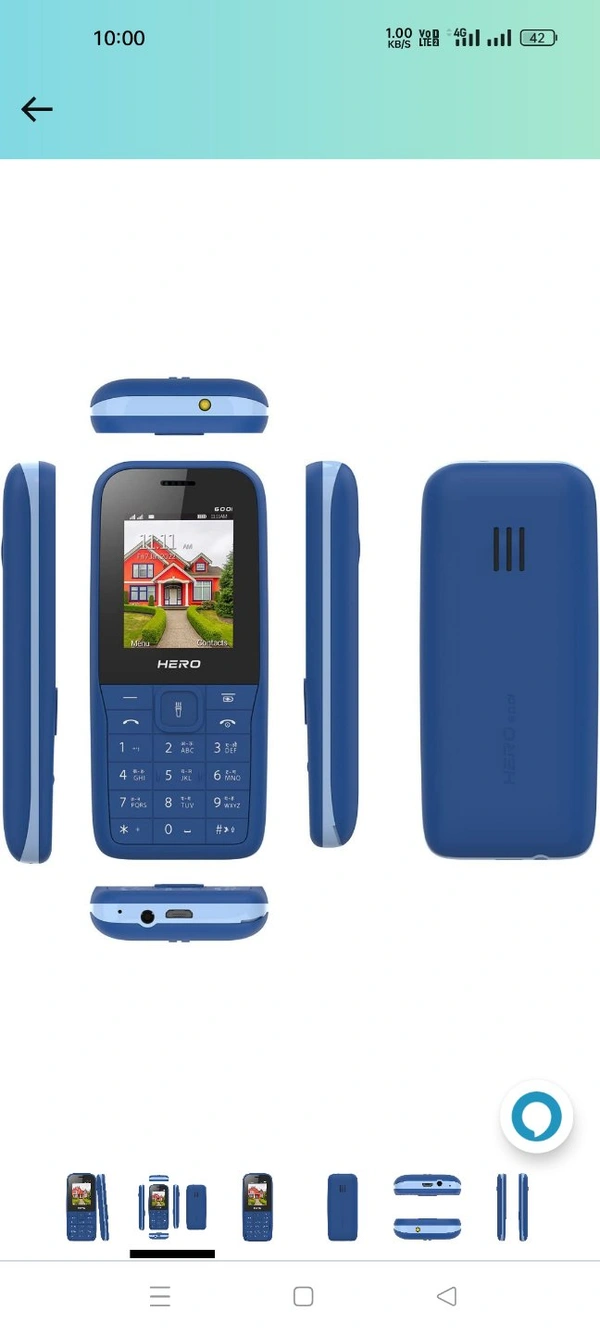 HERO 600i Mobile With ( 1year Warranty ) - Free