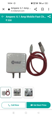 65 Watt Fast Charger  - White, 6 Months Warranty