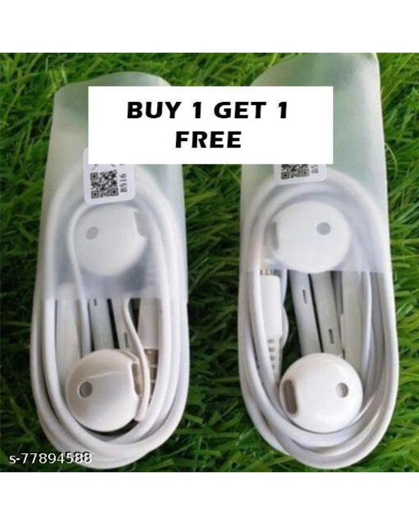 Vivo Earphone Pack Of 2  - White, Free