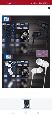 Bass Earphone Best Quality  - Free, White