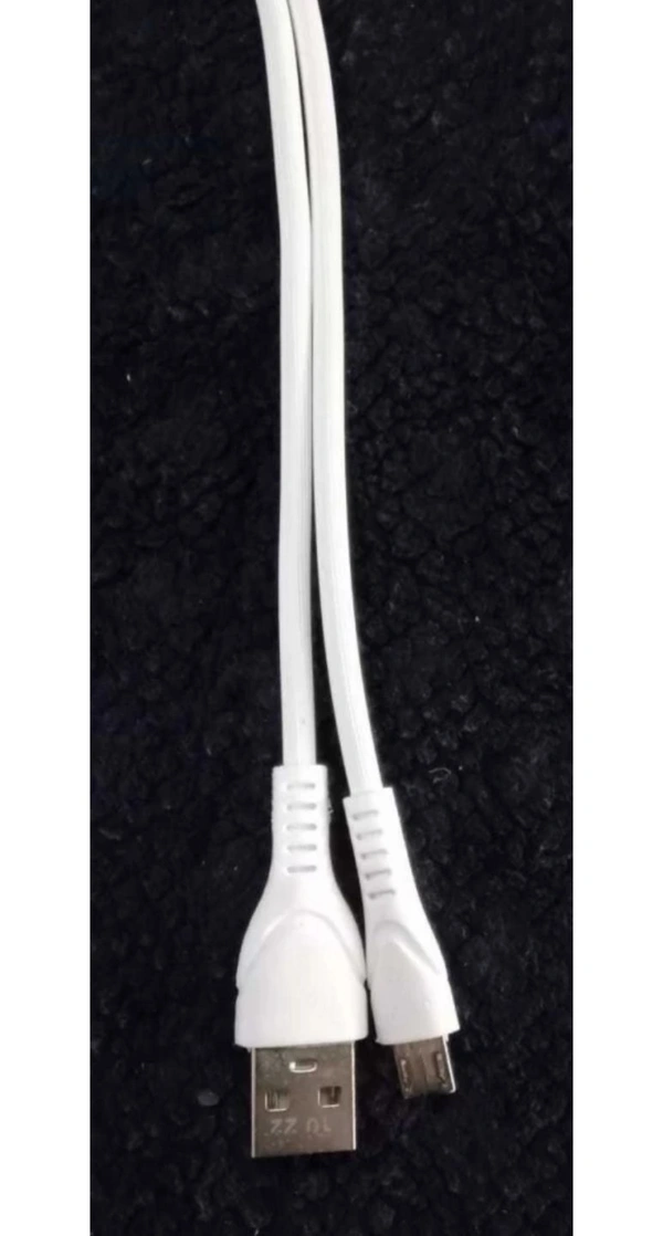 Micro USB Cable 1miter 2.1A  - White, Only Check Warranty