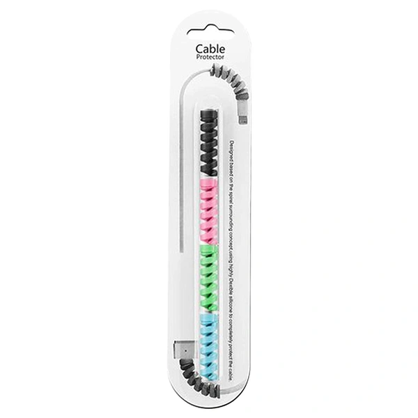 Cable Protector Pack Of 1 - multi colour, Free