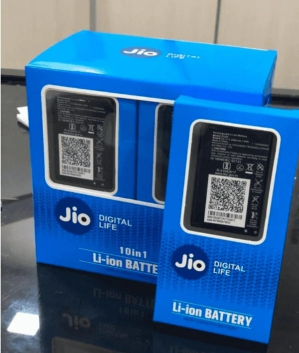 Jio Battery  - Black, Free