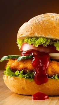 Paneer Cheese Burger 