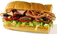 Subway Veggie Delight Nutrients Sandwich 
