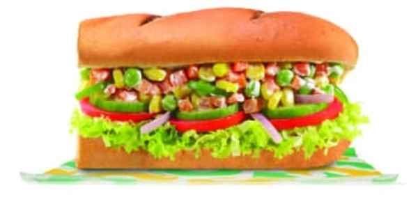 Corn & Peas Sandwich Sub
