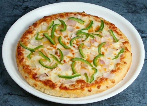 Capsicum Cheese Pizza  - 8 Inch