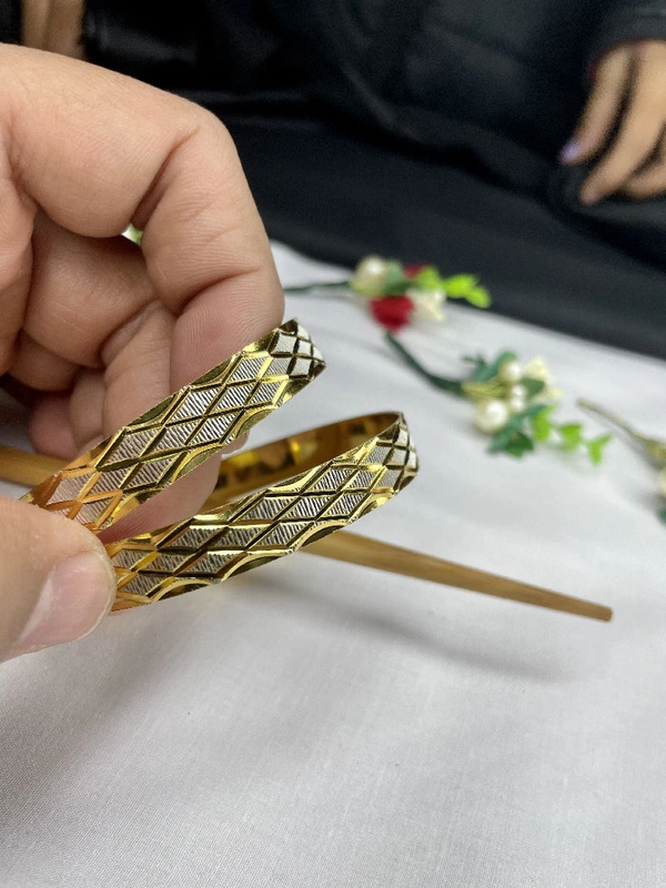 Mitali Gold Bangles - 2.8
