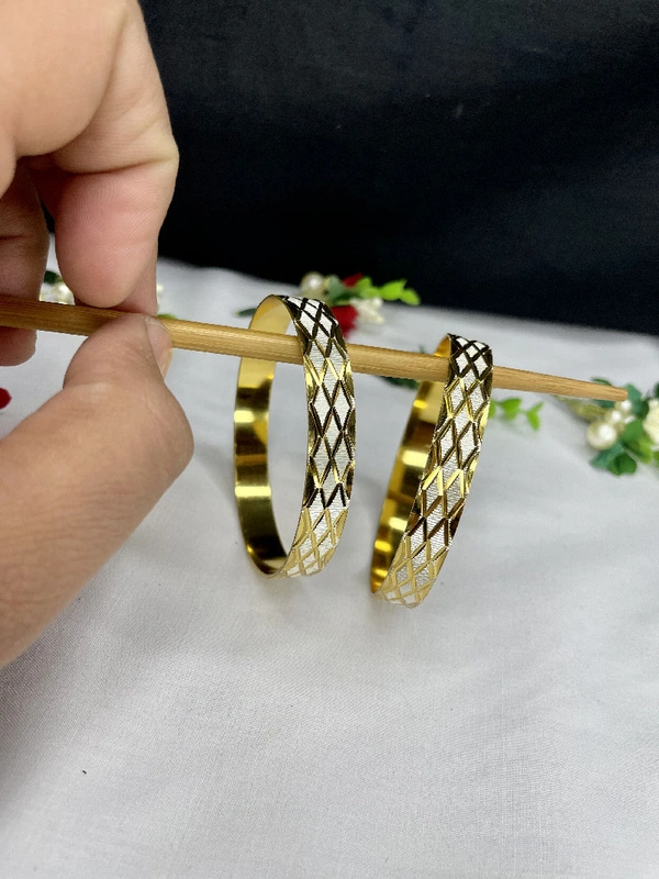 Mitali Gold Bangles - 2.8