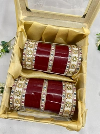 Aananya Bridal Chuda - Blood Red, 2.4