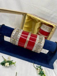 Aakriti Bridal Chuda - Blood Red, 2.6