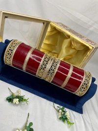 Kavya Bridal Chuda - Blood Red, 2.4