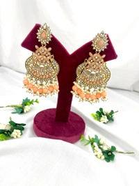 Neha Earings - Peach