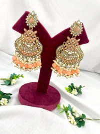 Neha Earings - Peach
