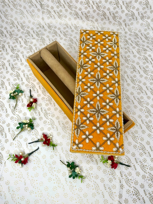 RIVAYAT YELLOW BANGLE BOX - Yellow