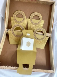 Golden Round Bag Envelop