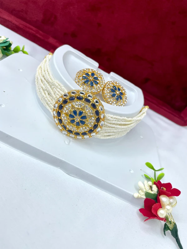 Kavya Choker - Blue