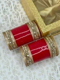 Samira Bridal Chuda - 2.4, Red