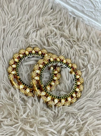 Supriya Rajwadi Kundan Bangles - 2.8