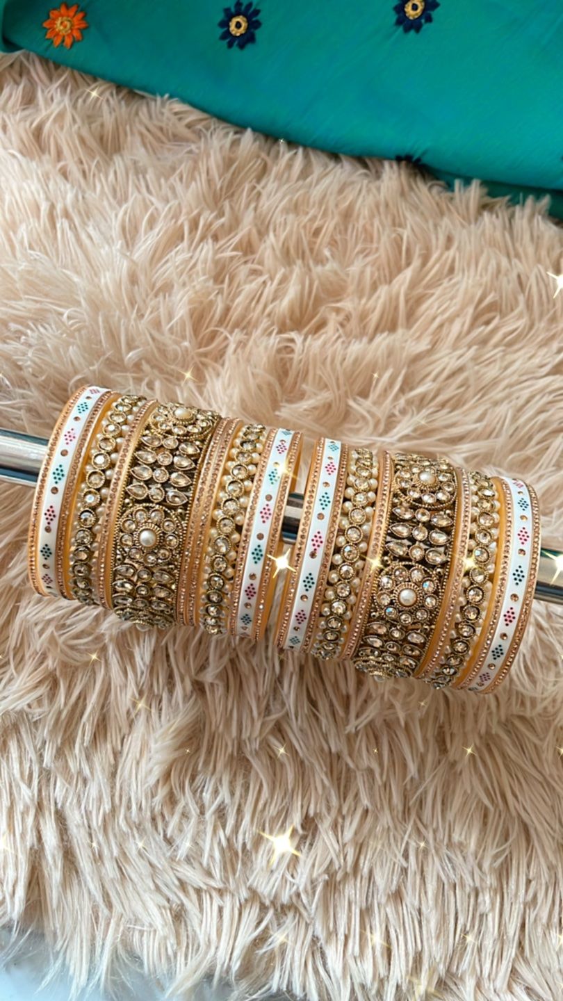 Buy Blue Silk Thread Metal Bangles for Wedding, for Lehenga Online in India  - Etsy