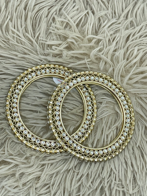 Kundan Pachelli Bangles k7 - 2.4