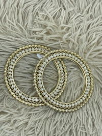 Kundan Pachelli Bangles k7 - 2.6
