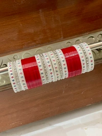 Simrat Short Red Chura - 2.8