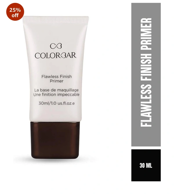 Colorbar Cosmetics Flawless Finish Primer 30 ml, Transparent |Moisturizes Skin | Gel based light weight formula |Provides Radiant & Smooth Finish