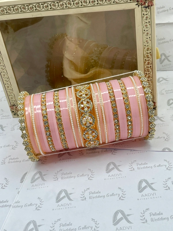 Tina Bridal Chura - 2.6, Pink