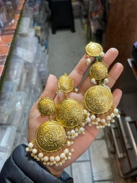 Golden Patra tika set 