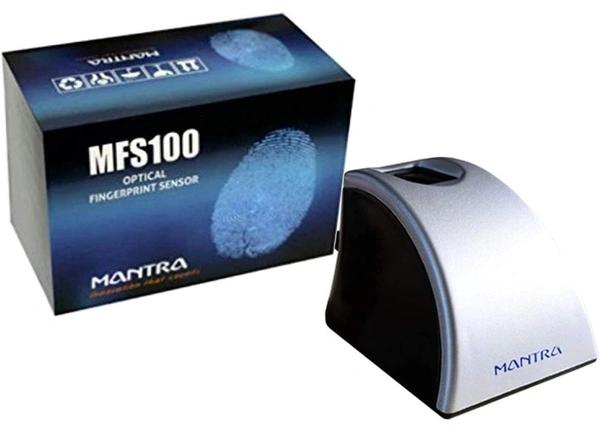 Mantra MFS100 Biometric Fingerprint Scanner (Grey) RD Service