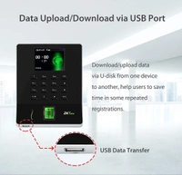 Zktech  Fingerprint Attendance Machine with Wi-Fi and USB Port - WL20