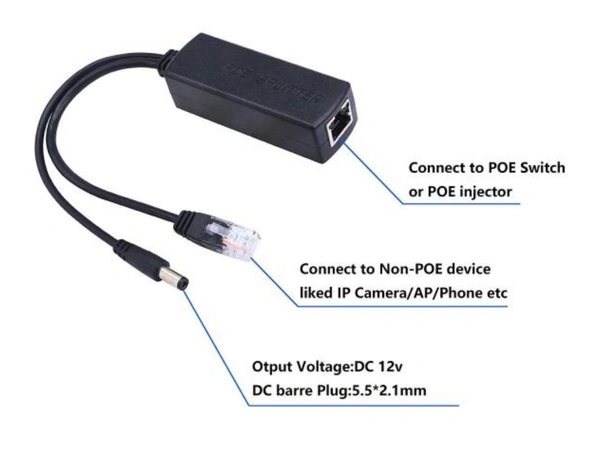 POE Converter For Non POE Camera 
