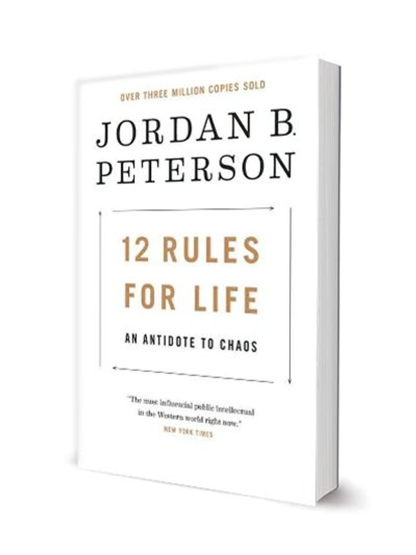12 Rules for Life: An Antidote to Chaos by Jordan Peterson - Paperback, 8 x 5 x 2 cm