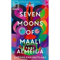 Seven Moons of Maali Almeida by Shehan Karunatilaka - Paperback, 20.3 x 25.4 x 4.7 cm