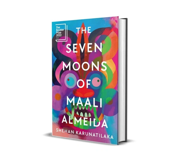 Seven Moons of Maali Almeida by Shehan Karunatilaka - Hardcover, 14.6 x 3.8 x 22 cm