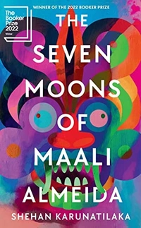 Seven Moons of Maali Almeida by Shehan Karunatilaka - Hardcover, 14.6 x 3.8 x 22 cm
