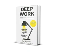 DEEP WORK: RULES FOR FOCUSED SUCCESS IN A DISTRACTED WORLD by Cal Newport - Paperback, 20.3 x 25.4 x 4.7 cm