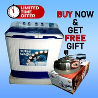 9 Kg Washing Machine - 9 Kg, Brown