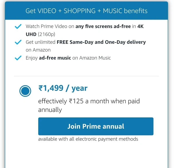 Amazon Prime (Private)  (1 Year) - 1 YEAR