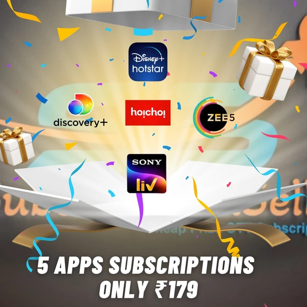 5 Apps Subscriptions